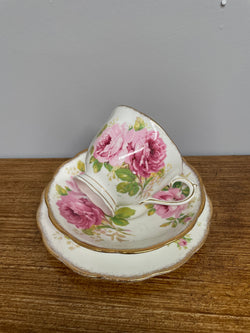 Royal Albert American Beauty Trio | Antique & Vintage | Moonee Ponds Antiques | Australia Wide Delivery