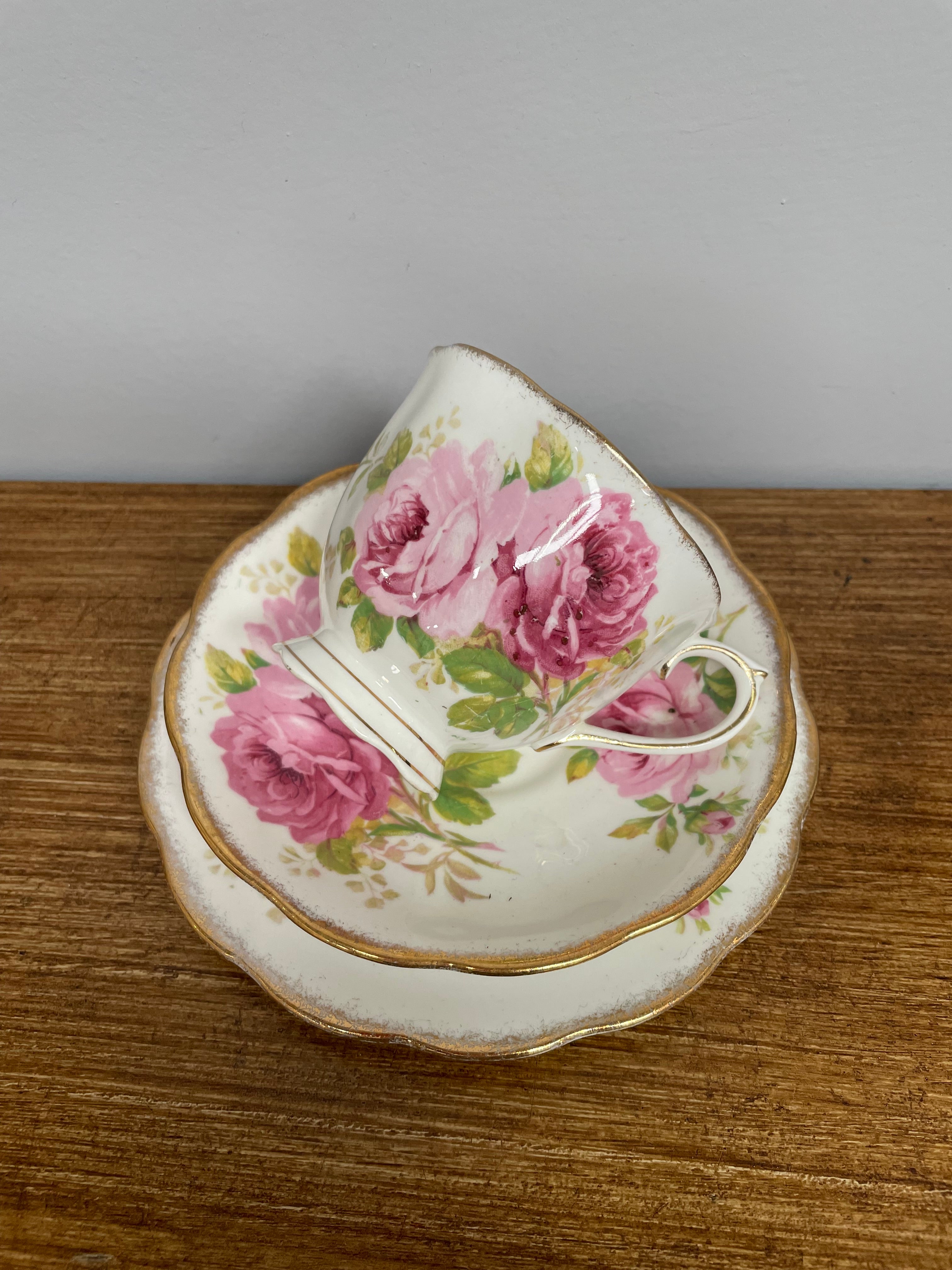 Royal Albert American Beauty Trio | Antique & Vintage | Moonee Ponds Antiques | Australia Wide Delivery