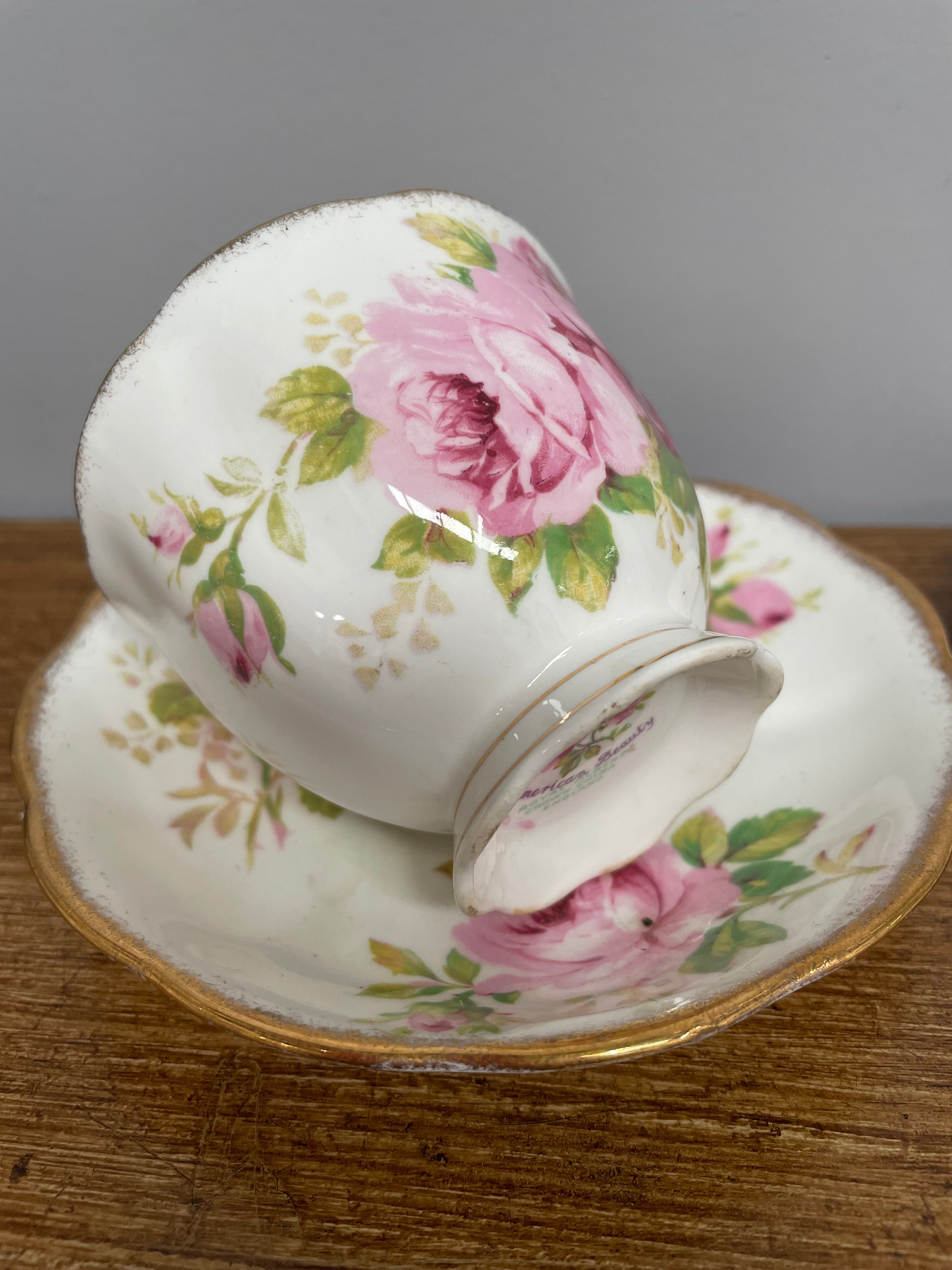 Royal Albert American Beauty Trio | Antique & Vintage | Moonee Ponds Antiques | Australia Wide Delivery