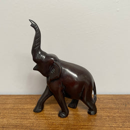 Vintage Carved Resin Elephant