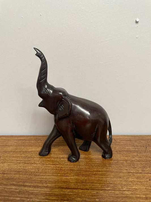 Vintage Carved Resin Elephant