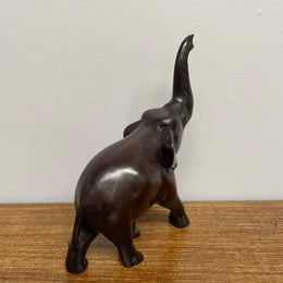 Vintage Carved Resin Elephant