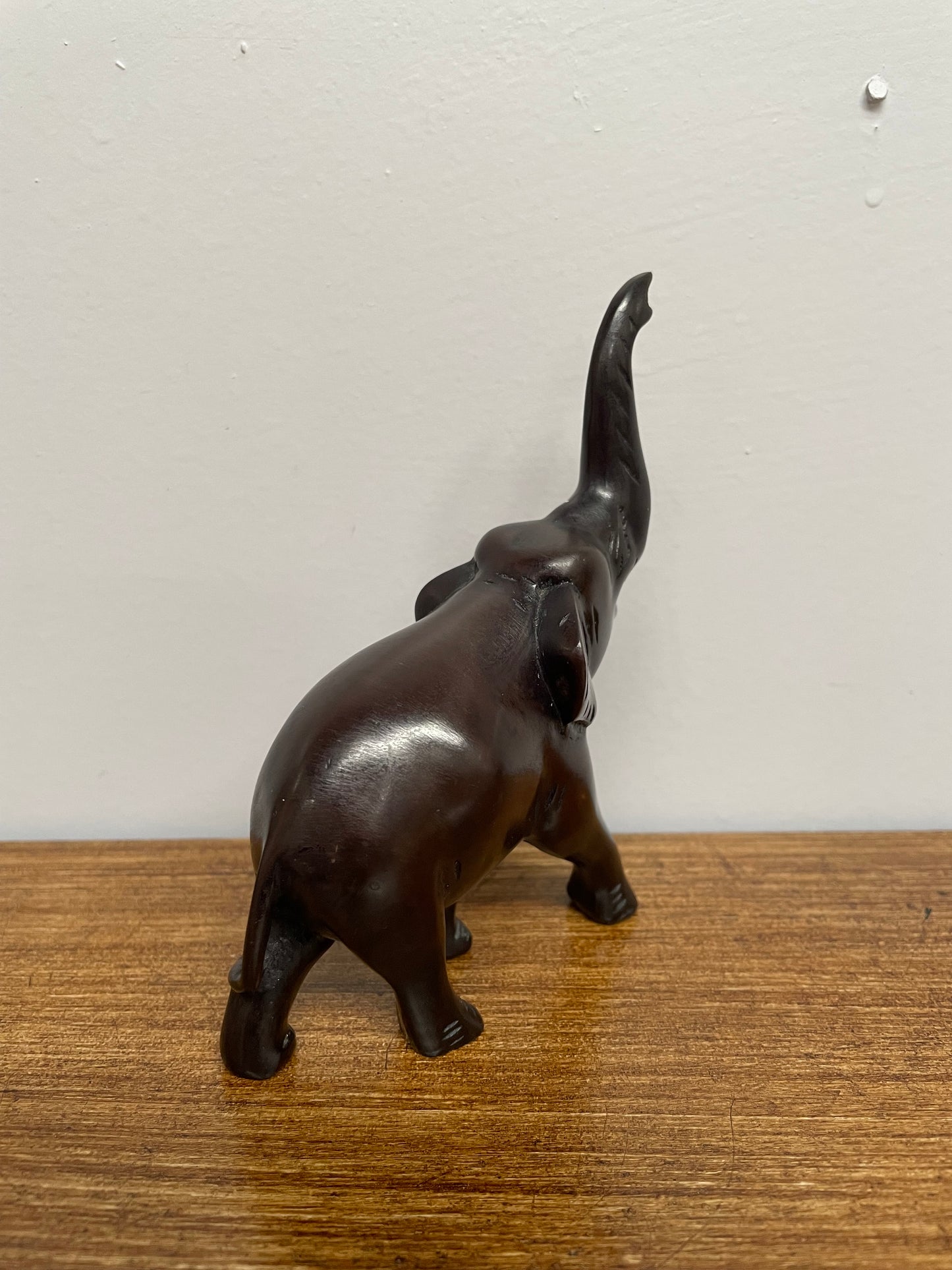 Vintage Carved Resin Elephant