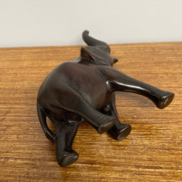 Vintage Carved Resin Elephant