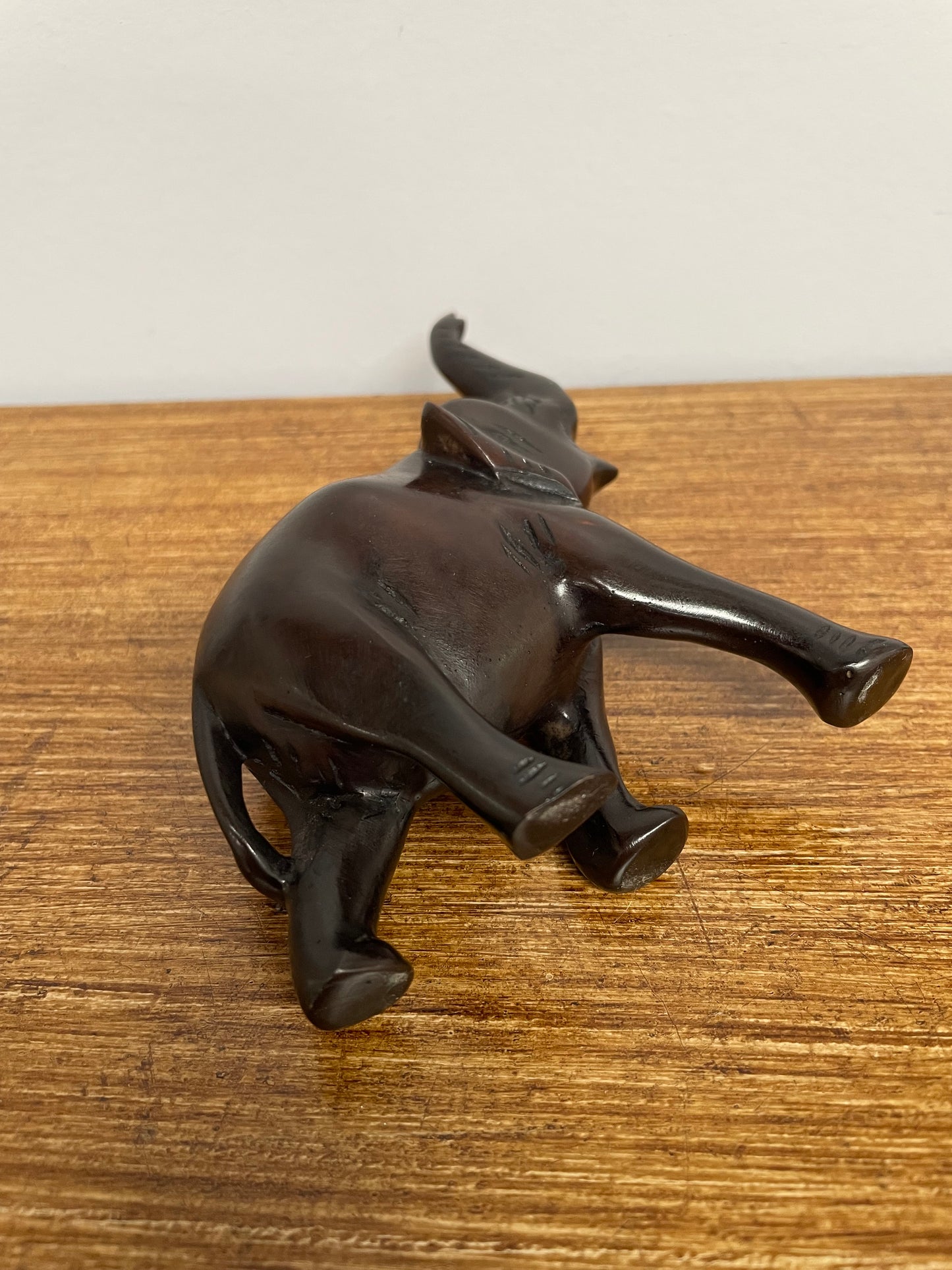 Vintage Carved Resin Elephant