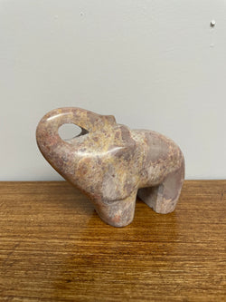 Vintage Carved Stone Zimbabwe Elephant | Antique & Vintage | Moonee Ponds Antiques | Australia Wide Delivery