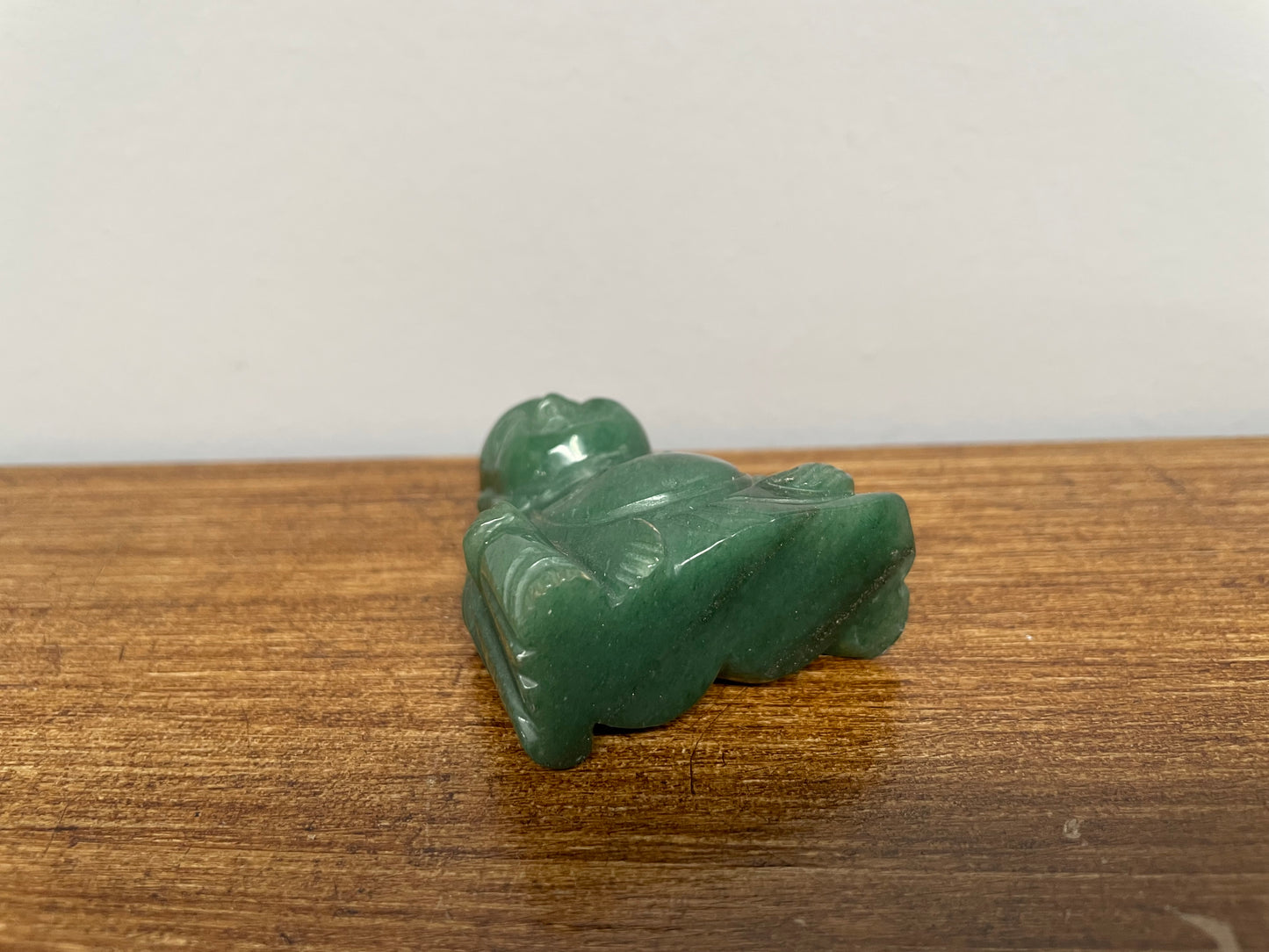 Vintage Chinese Green Jade Buddha