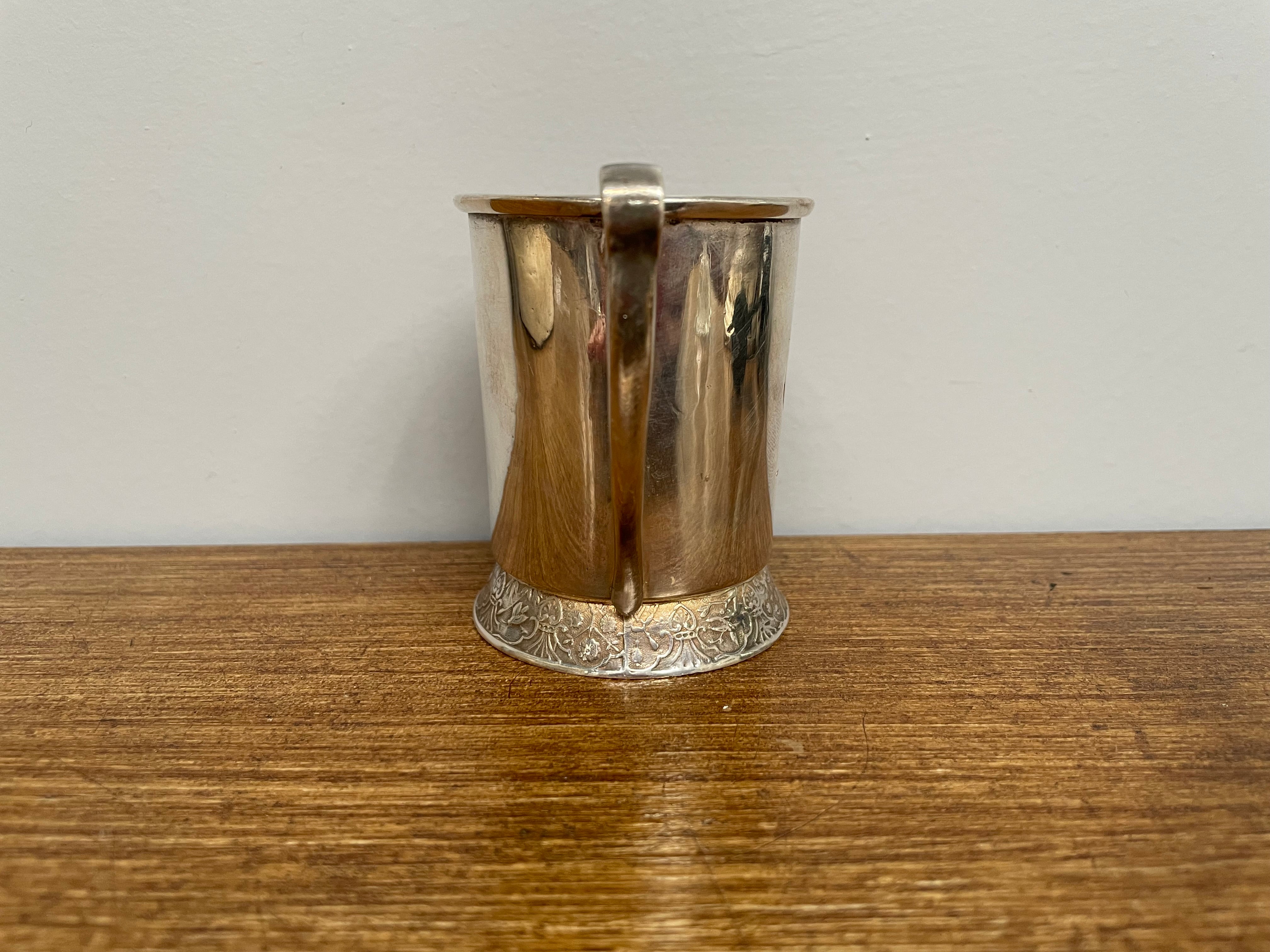 Good Quality Victorian Silver Plate Christening Cup | Antique & Vintage | Moonee Ponds Antiques | Australia Wide Delivery