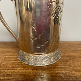 Good Quality Victorian Silver Plate Christening Cup
