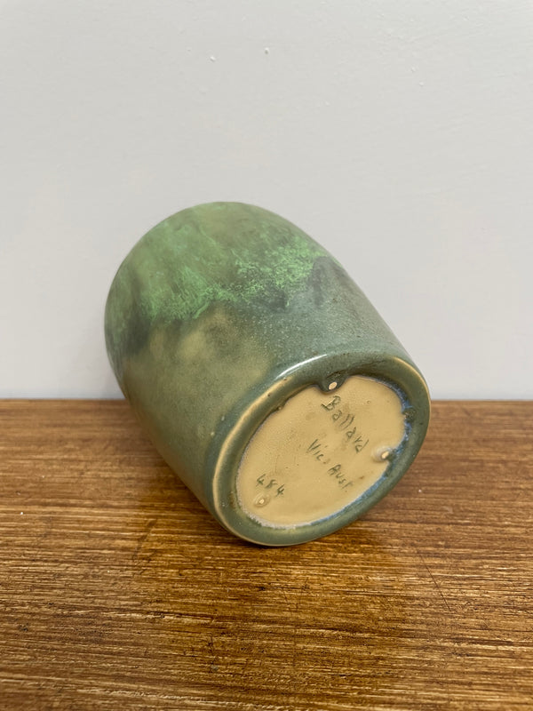 Rare studio pottery art vase signed "Ballard Vic. Aust #484". In good original condition.