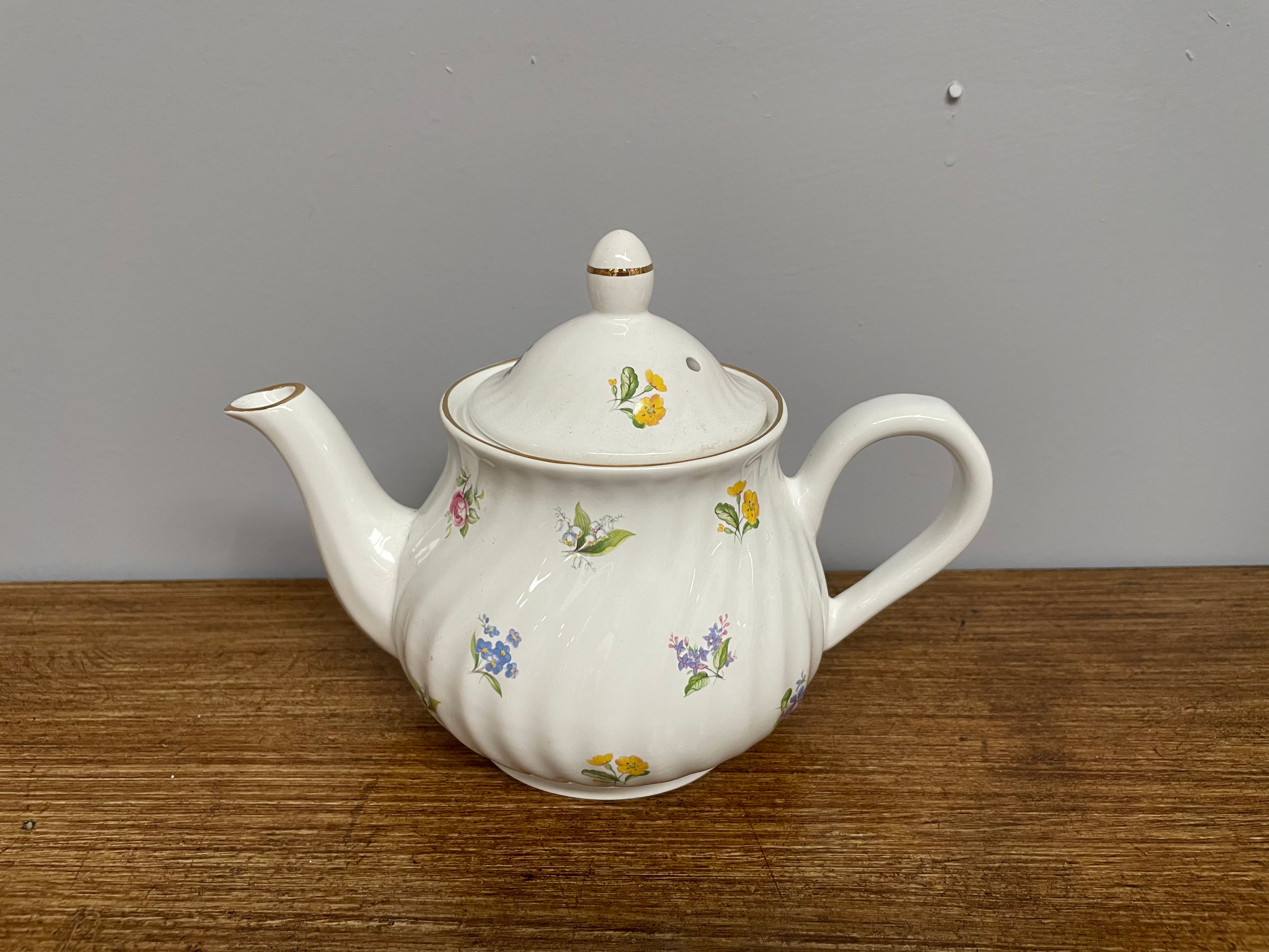 Pretty Arthur Wood & Sons Small Teapot | Antique & Vintage | Moonee Ponds Antiques | Australia Wide Delivery