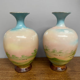 Pair of Pretty Antique Austrian Vases