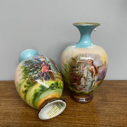 Pair of Pretty Antique Austrian Vases