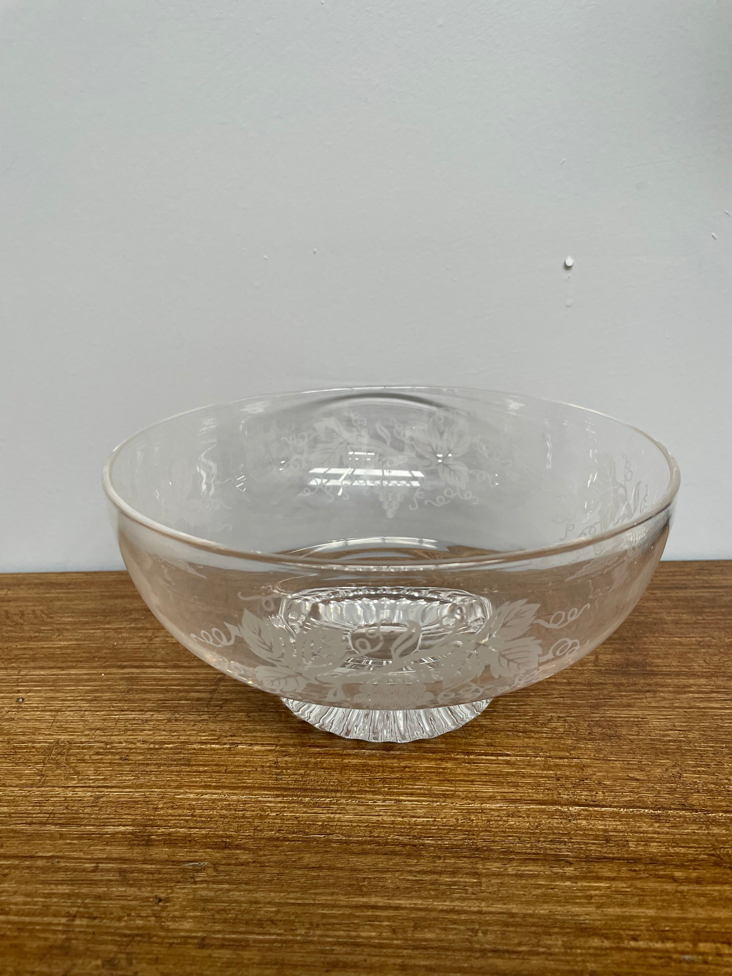 Large Stuart Crystal Bowl | Antique & Vintage | Moonee Ponds Antiques | Australia Wide Delivery