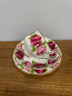 Royal Albert Old English Rose Trio | Antique & Vintage | Moonee Ponds Antiques | Australia Wide Delivery