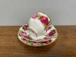 Royal Albert Old English Rose Trio | Antique & Vintage | Moonee Ponds Antiques | Australia Wide Delivery