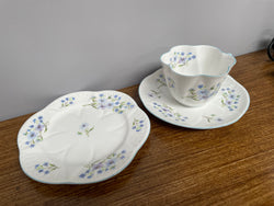 Charming Shelley Blue Rock Trio | Antique & Vintage | Moonee Ponds Antiques | Australia Wide Delivery