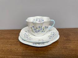 Charming Shelley Blue Rock Trio | Antique & Vintage | Moonee Ponds Antiques | Australia Wide Delivery