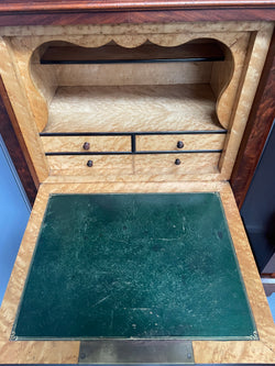 Louis Phillipe Style Flame Mahogany Secretaire Drawers | Antique & Vintage | Moonee Ponds Antiques | Australia Wide Delivery