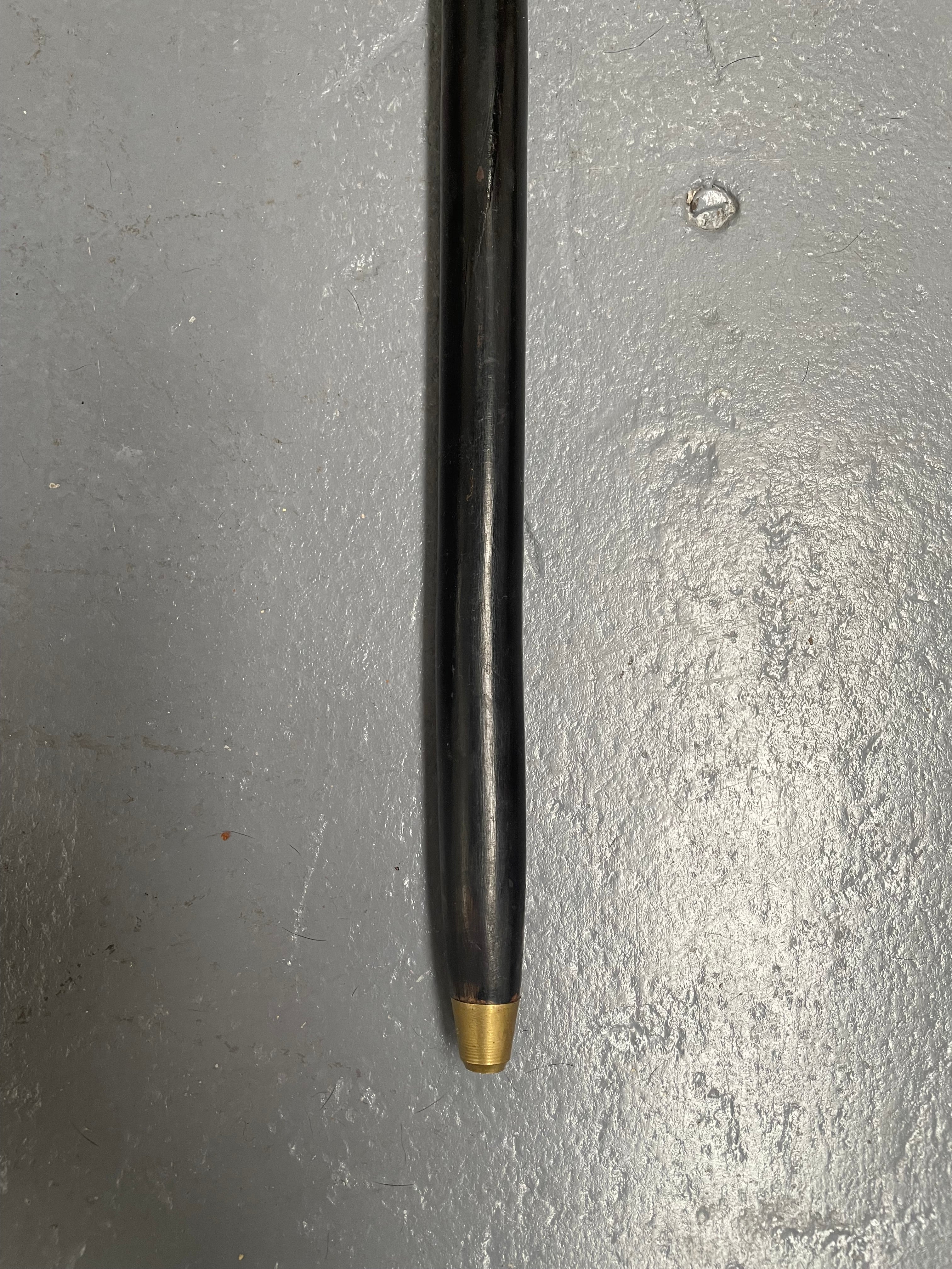 Vintage Walking Stick With Bone Handle & Ebony Wood | Antique & Vintage | Moonee Ponds Antiques | Australia Wide Delivery