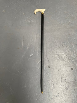 Vintage Walking Stick With Bone Handle & Ebony Wood | Antique & Vintage | Moonee Ponds Antiques | Australia Wide Delivery