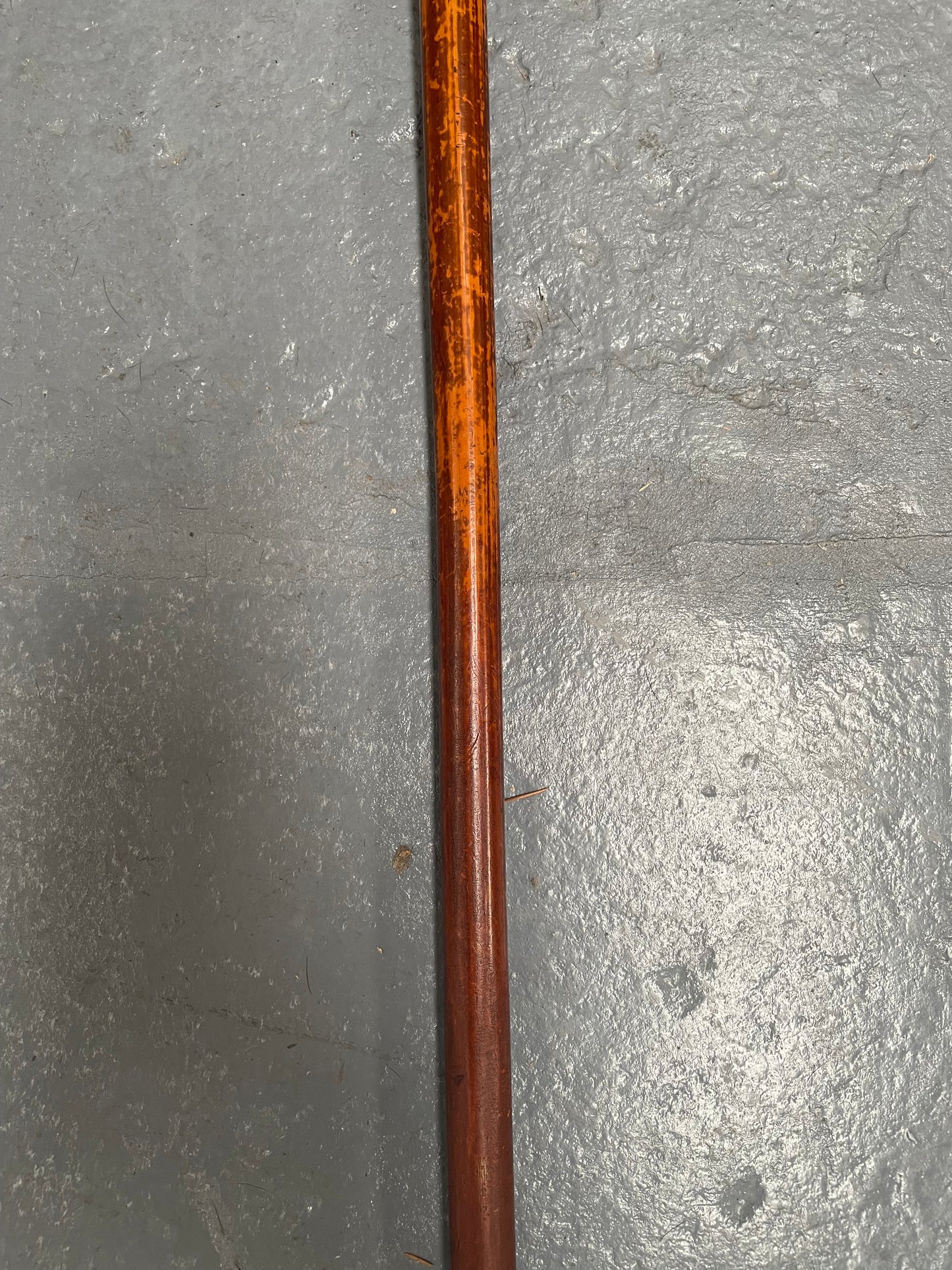 Antique Walking Stick With a Bone Handle EPNS Engraved Mount