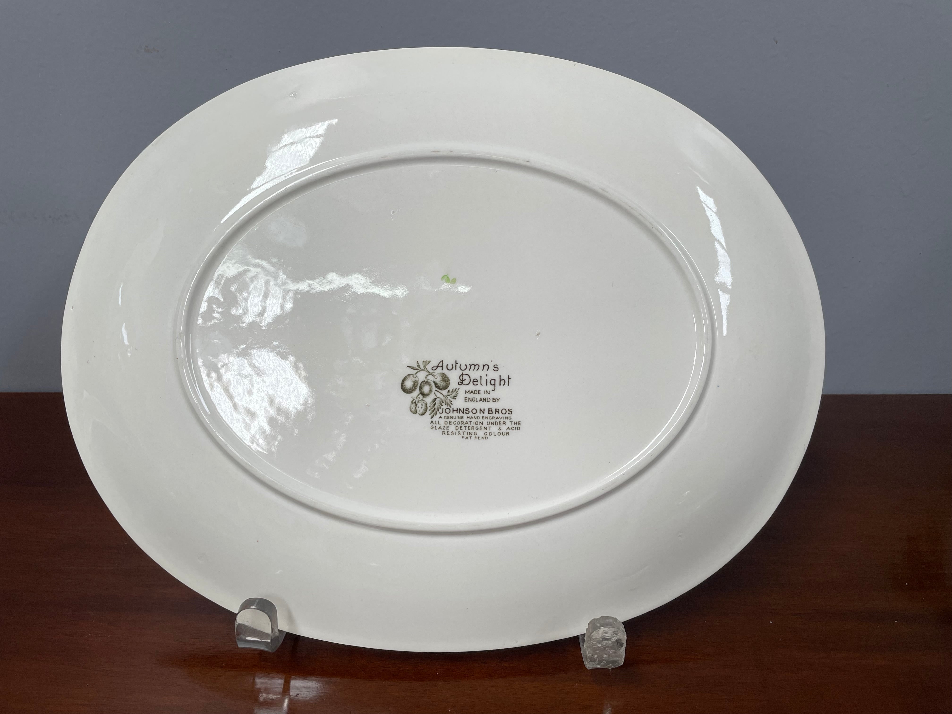 Vintage Johnson Bros Autumn's Delight Platter | Antique & Vintage | Moonee Ponds Antiques | Australia Wide Delivery