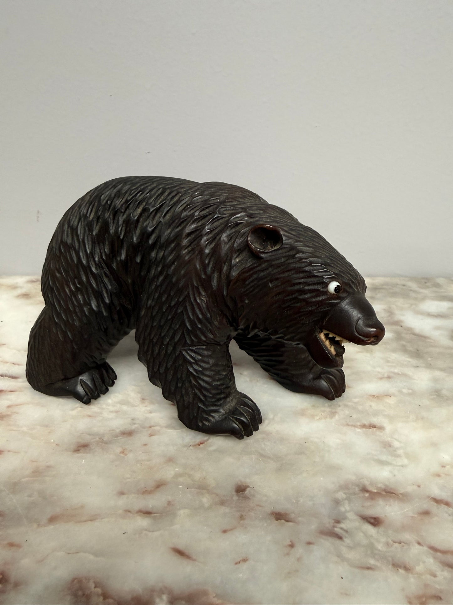 Vintage Carved Black Forest Bear