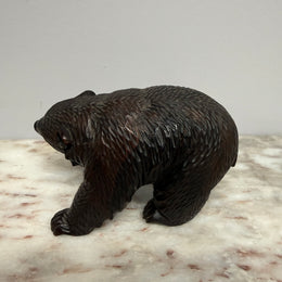 Vintage Carved Black Forest Bear