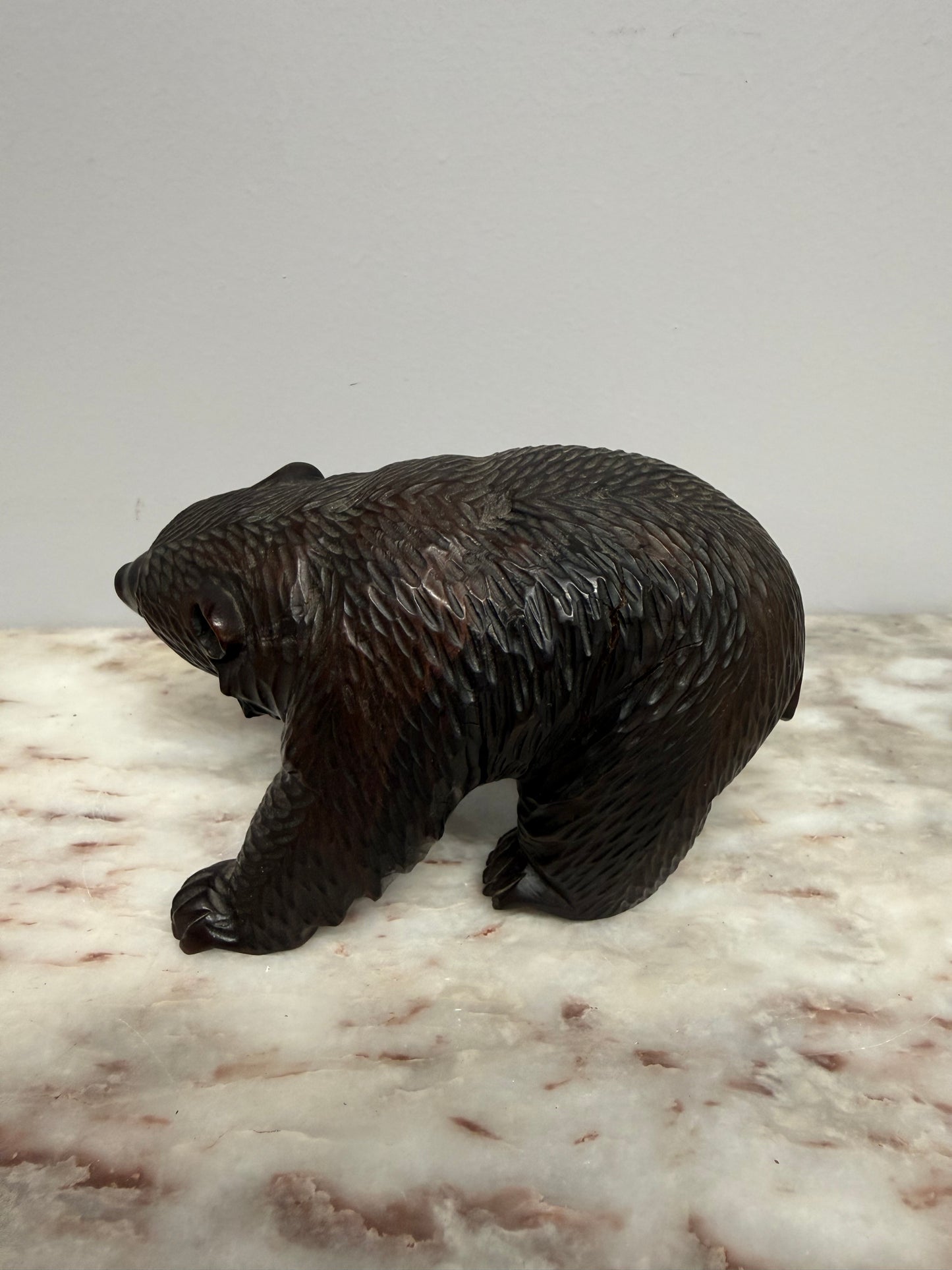 Vintage Carved Black Forest Bear
