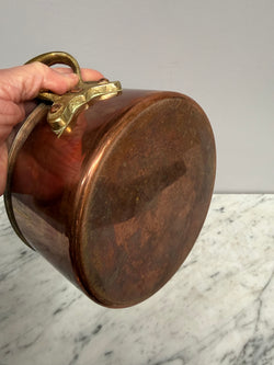 Antique French Copper & Brass Lidded Pot | Antique & Vintage | Moonee Ponds Antiques | Australia Wide Delivery