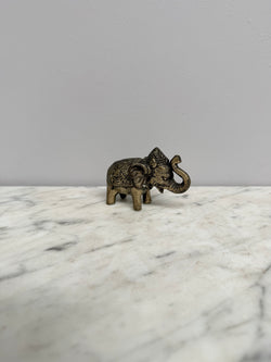 Vintage Silvered Brass Elephant Figure | Antique & Vintage | Moonee Ponds Antiques | Australia Wide Delivery