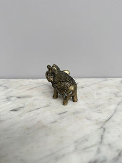 Vintage Silvered Brass Elephant Figure | Antique & Vintage | Moonee Ponds Antiques | Australia Wide Delivery