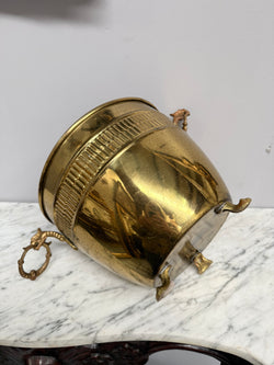 Antique French Brass Planter On Feet | Antique & Vintage | Moonee Ponds Antiques | Australia Wide Delivery
