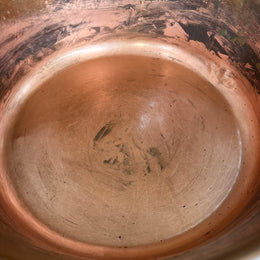 Large Antique French Copper Jam Pan / Cauldron