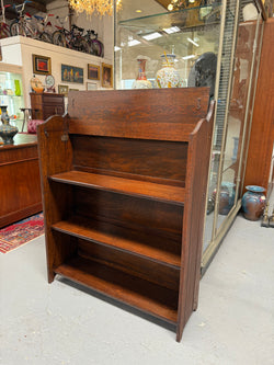 Arts and Crafts Freestanding Oak Open face Bookcase | Antique & Vintage | Moonee Ponds Antiques | Australia Wide Delivery