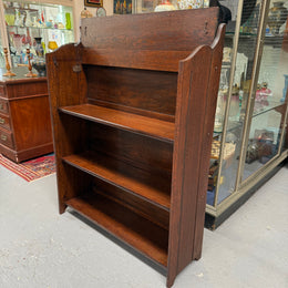 Arts and Crafts Freestanding Oak Open face Bookcase