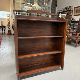 Arts and Crafts Freestanding Oak Open face Bookcase