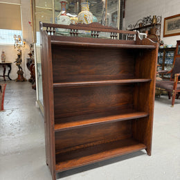 Arts and Crafts Freestanding Oak Open face Bookcase