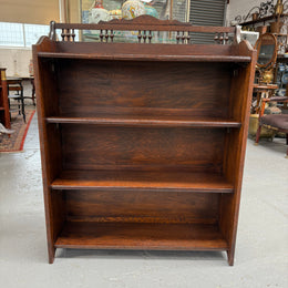 Arts and Crafts Freestanding Oak Open face Bookcase