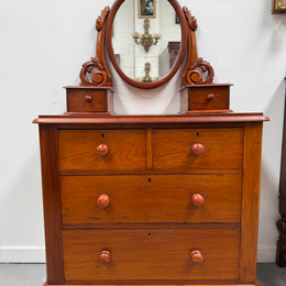 Petit Victorian Cedar Duchess Dresser Chest