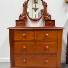 Petit Victorian Cedar Duchess Dresser Chest