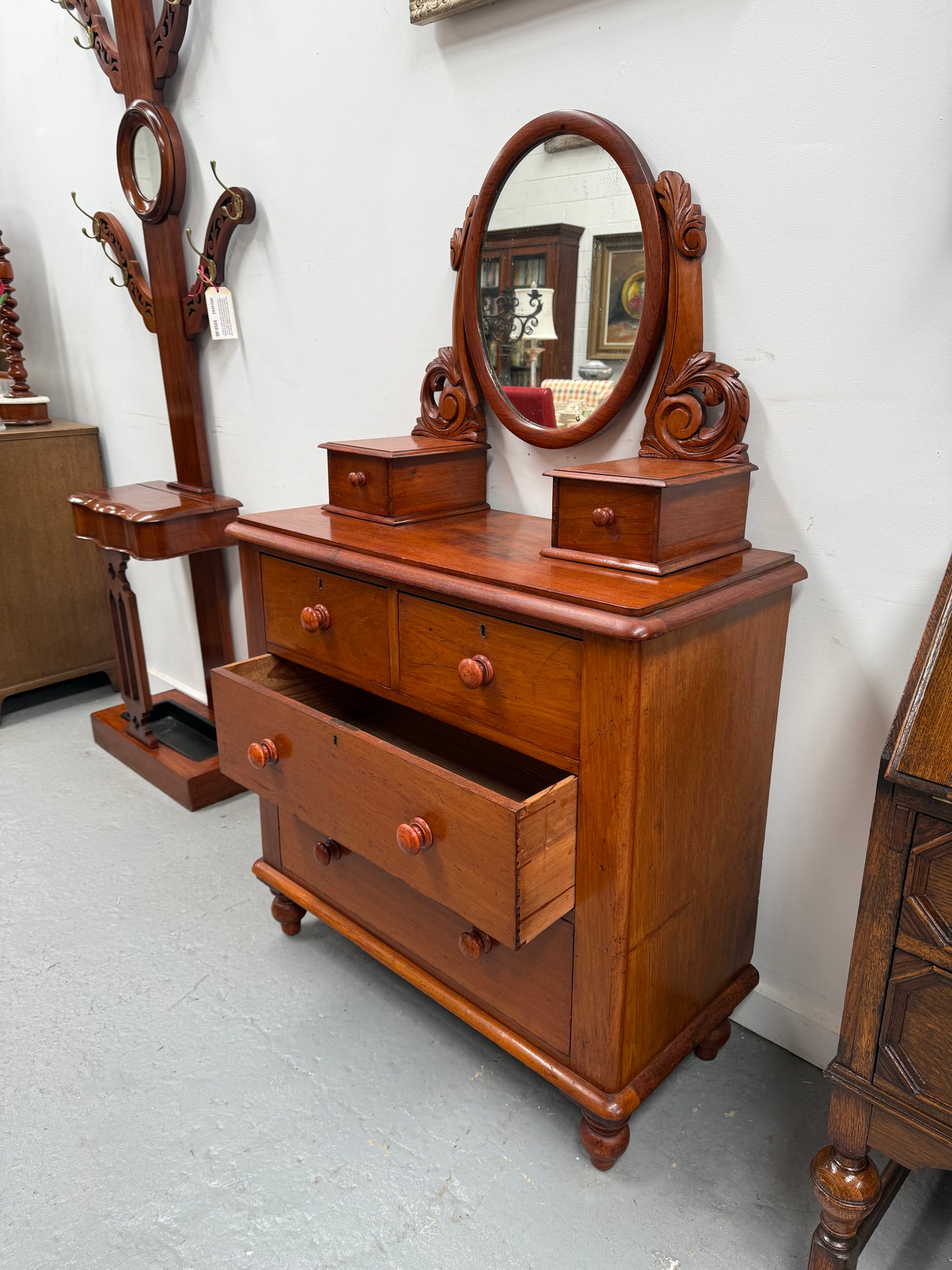 Petit Victorian Cedar Duchess Dresser Chest