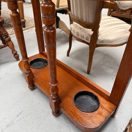 Edwardian Oak Hallstand