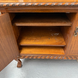 Mahogany Chippendale Style TV Cabinet