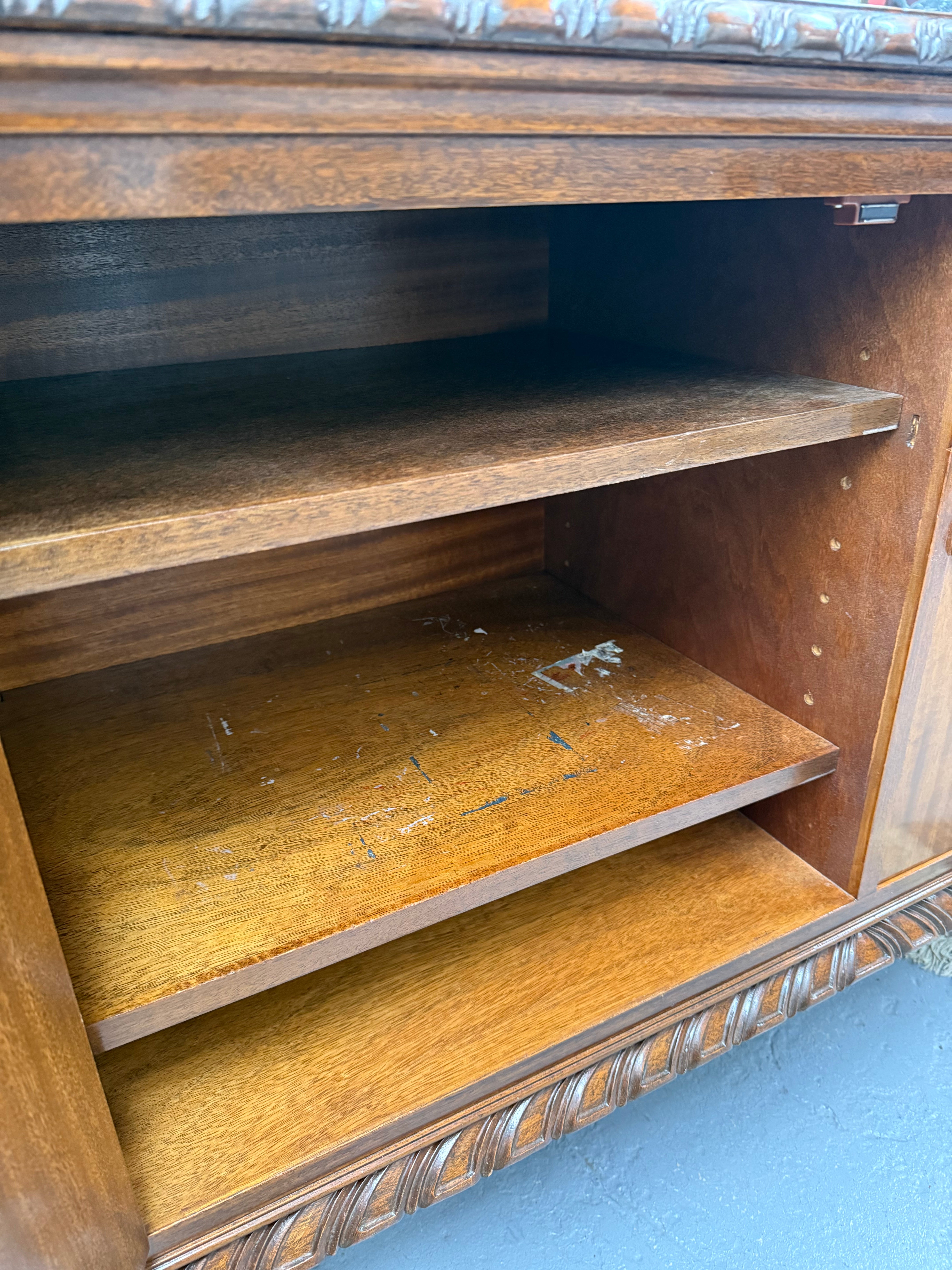Mahogany Chippendale Style TV Cabinet | Antique & Vintage | Moonee Ponds Antiques | Australia Wide Delivery