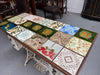 Unique Antique Tiled Top Griffin Sewing Machine Base Table | Antique & Vintage | Moonee Ponds Antiques | Australia Wide Delivery