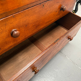 Victorian Five Drawer Cedar Of Drawers