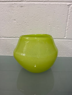Lime Green Vintage Art Glass Vase | Antique & Vintage | Moonee Ponds Antiques | Australia Wide Delivery