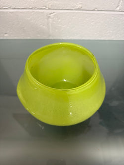 Lime Green Vintage Art Glass Vase | Antique & Vintage | Moonee Ponds Antiques | Australia Wide Delivery